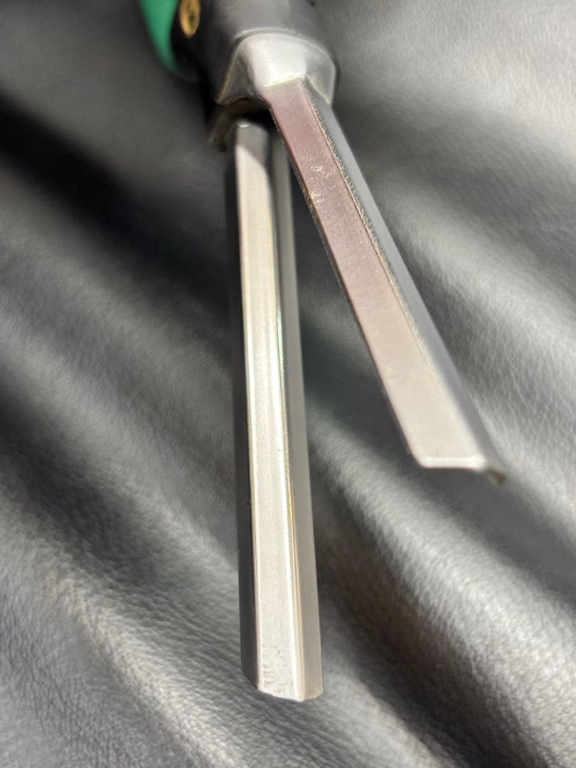 超美品　LENZ α-8レンツアイロン クシ目　5角8㎜　理容アイロン