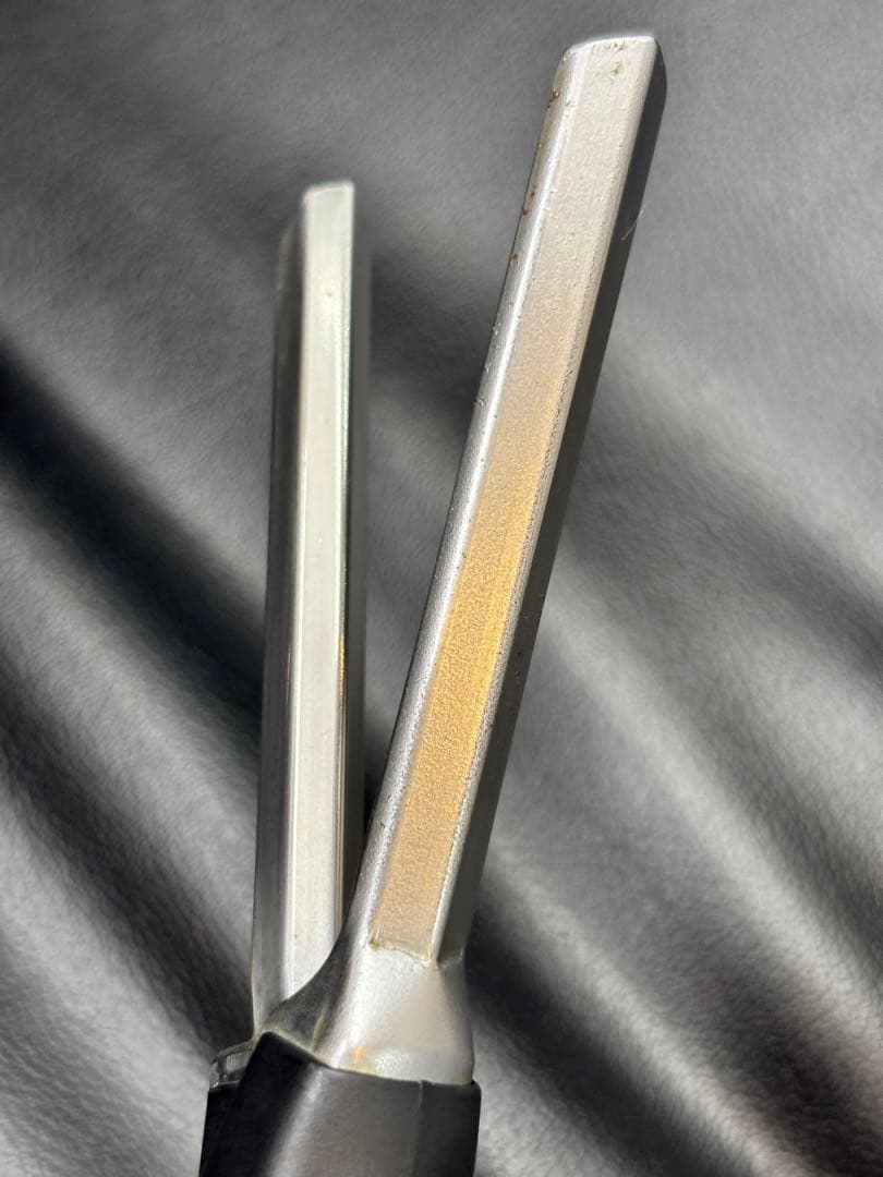 超美品　LENZ α-8レンツアイロン クシ目　5角8㎜　理容アイロン