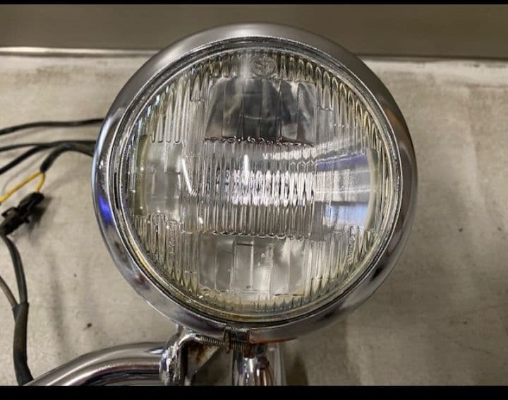 ハーレーエボリューションFLSTCフォグランプ