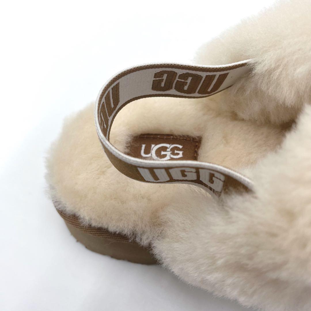 希少✨未使用級✨UGG アグ　ファンケット　チェスナット　ボア 21cm