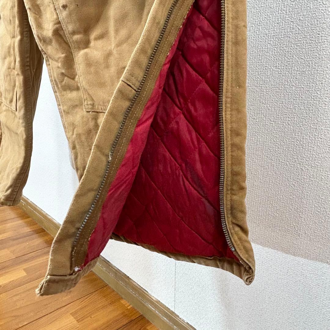 カーハートオーバーオールダブルニーC943ペインターパンツw56極太アメリカ古着