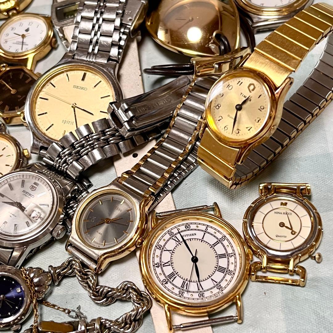未確認ジャンク☆SEIKO、CITIZEN、Baby-G、TIMEX等32点