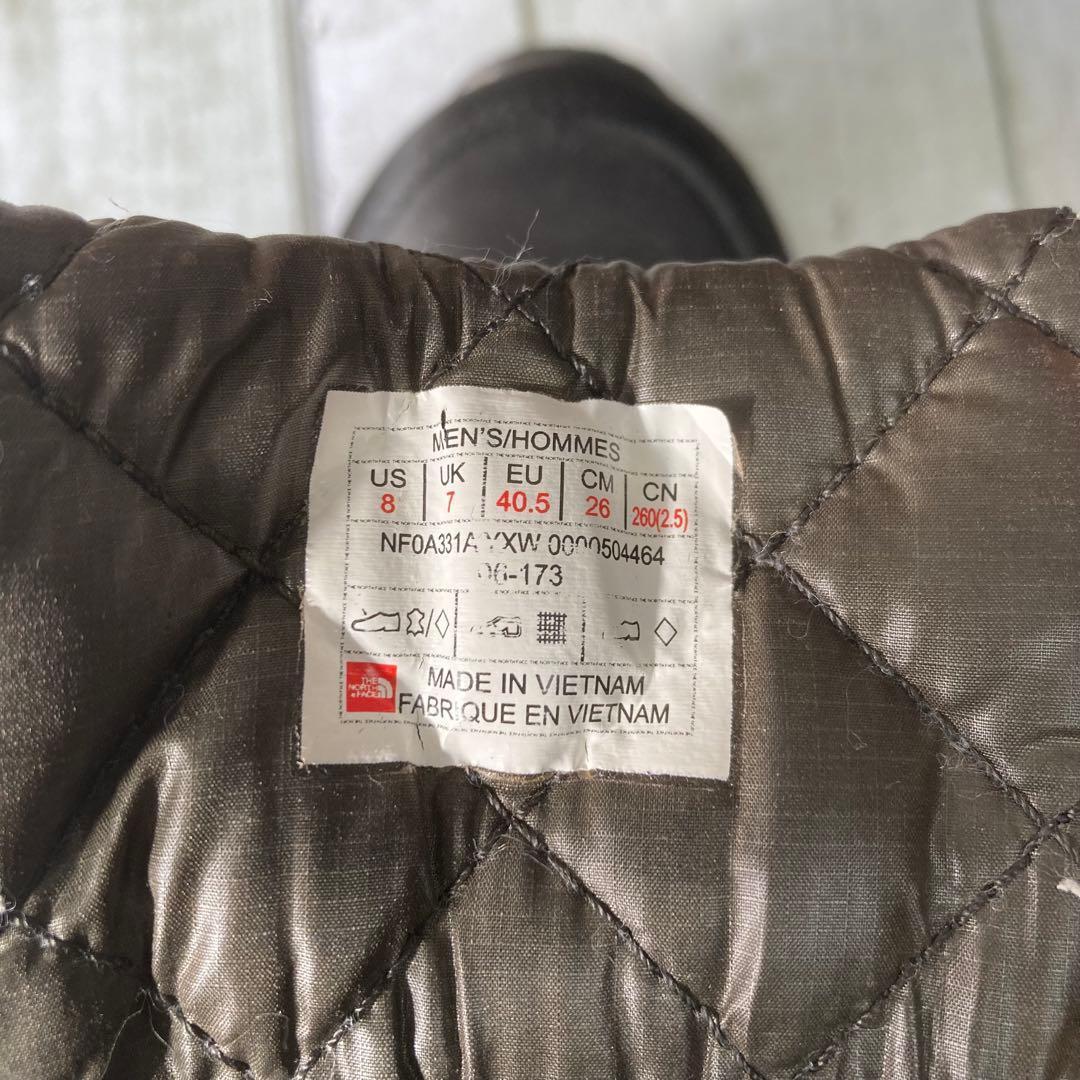 ✨極美品✨ ノースフェイス　サーモボール　リフティ　断熱ブーツ　ブラック　26