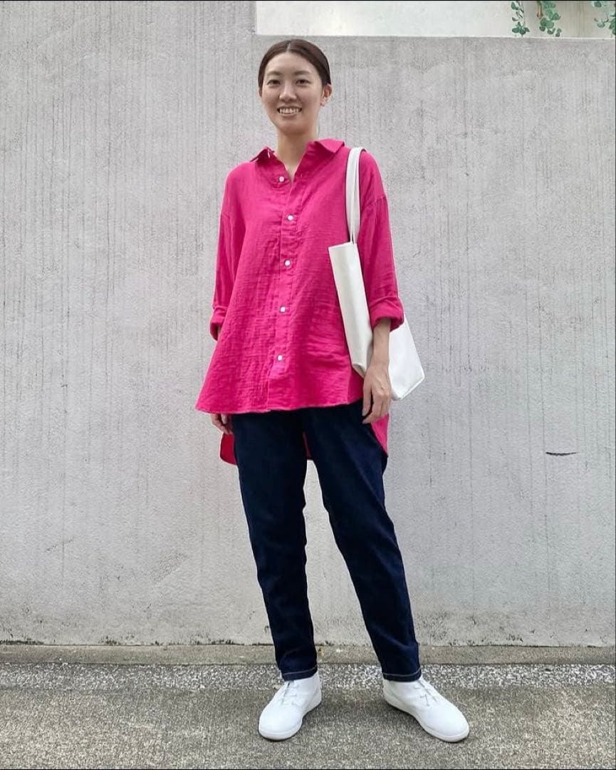 【美品】plantation マシュマロガーゼブラウス