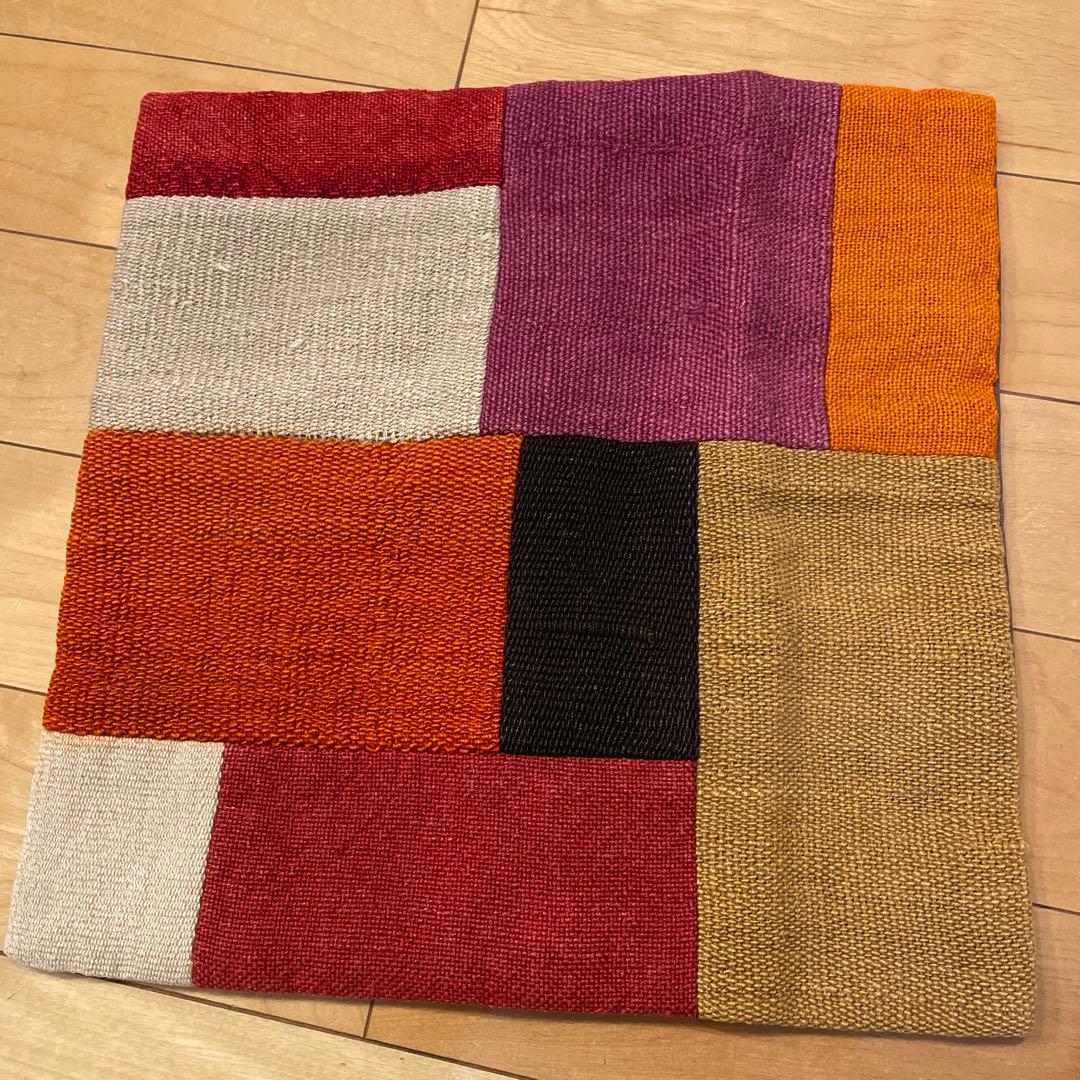 ヴィンテージ　キリム　クッションカバー　2枚セット