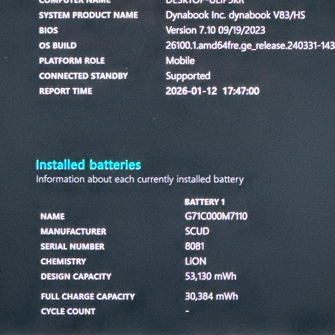 東芝 V83/HS ノートパソコン【11世代★16GB/256GB】 723