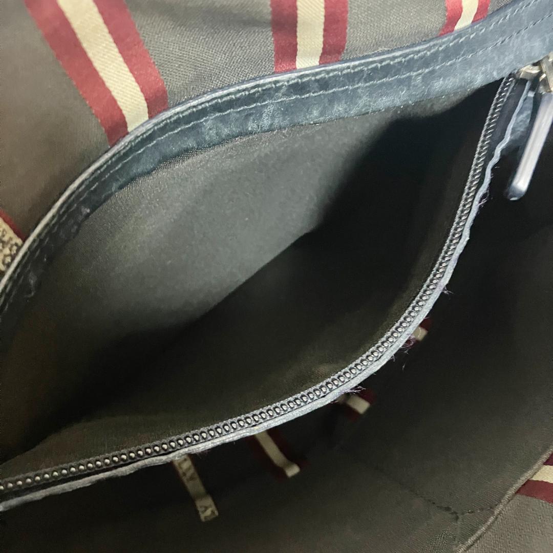 B837【本革】BALLY★ダークグリーン レザー ショルダーバッグ