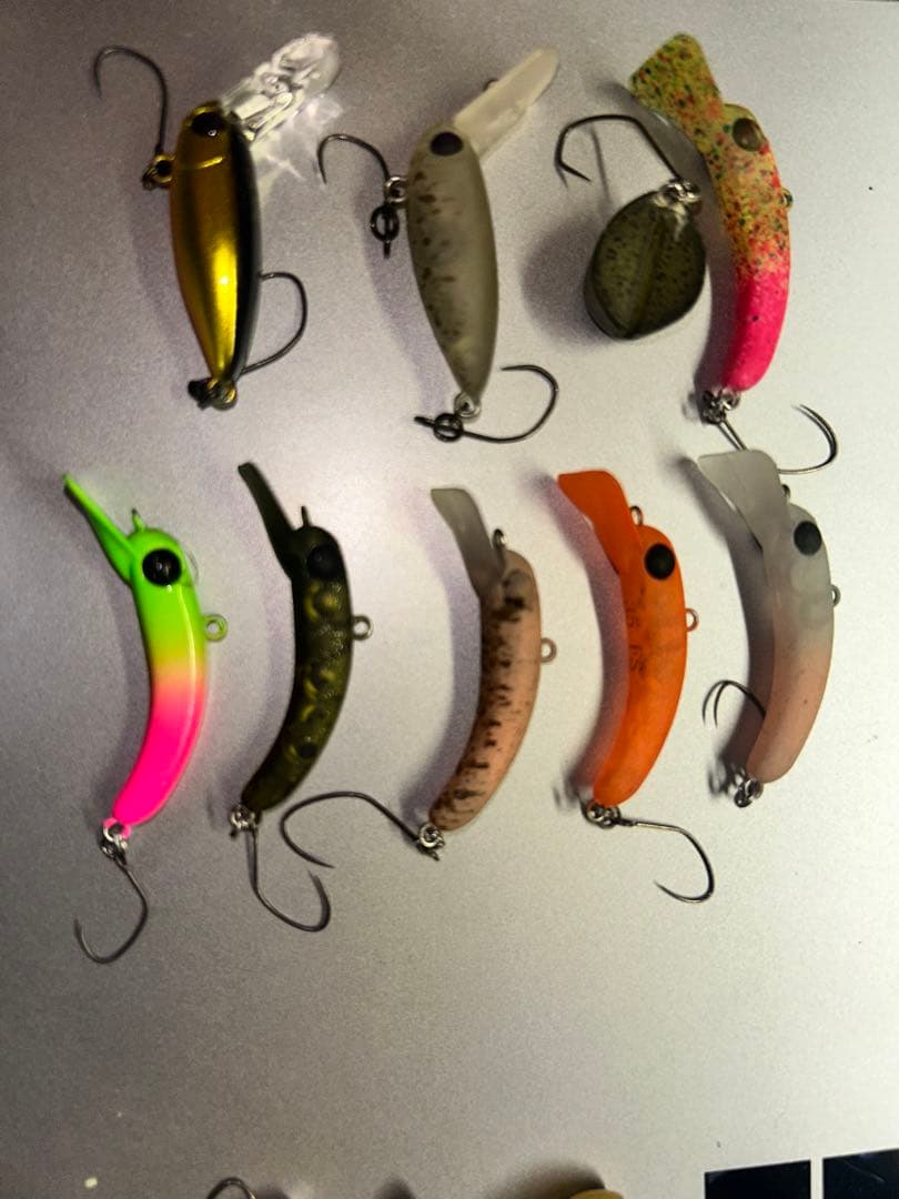 管釣り引退ルアー ウッサ　さかさニョロ　チビパニ　ダンゴウオ 団子魚　ナイアス