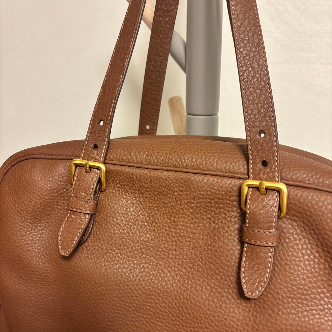 【未使用】miumiu ボストンバッグ ヴィッテロダイノレザー