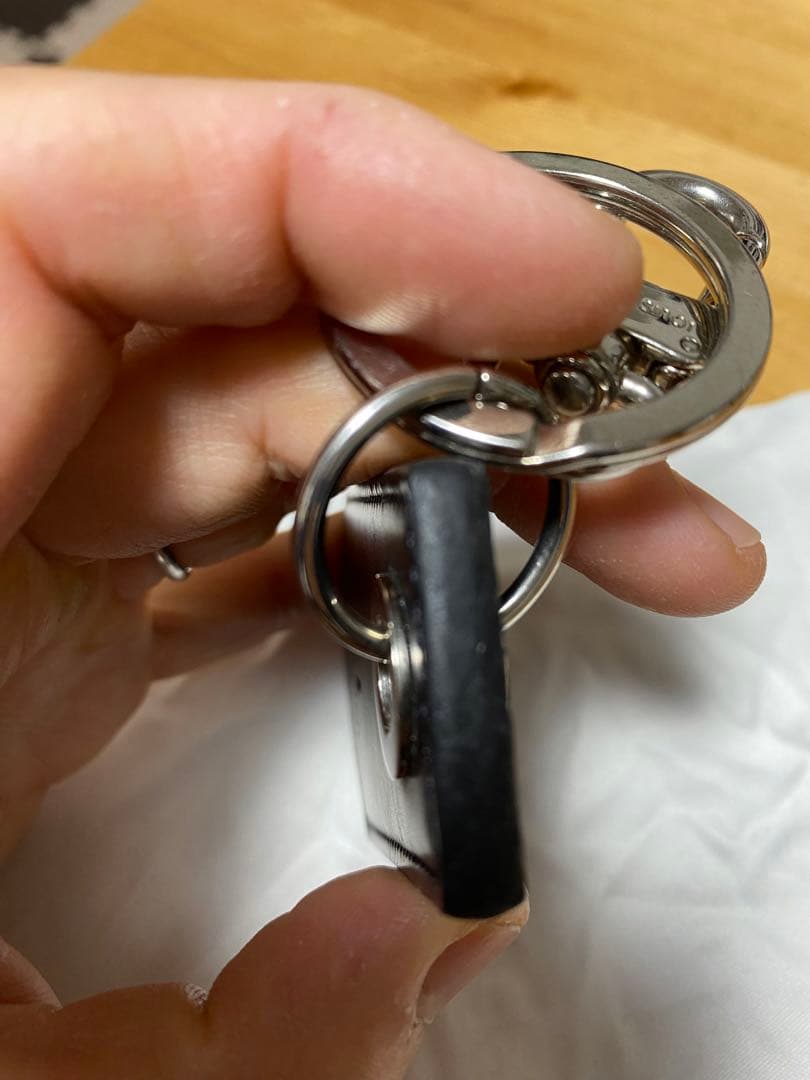 ※イニシャル入※ LOUIS VUITTON モノグラムエクリプス キーリング