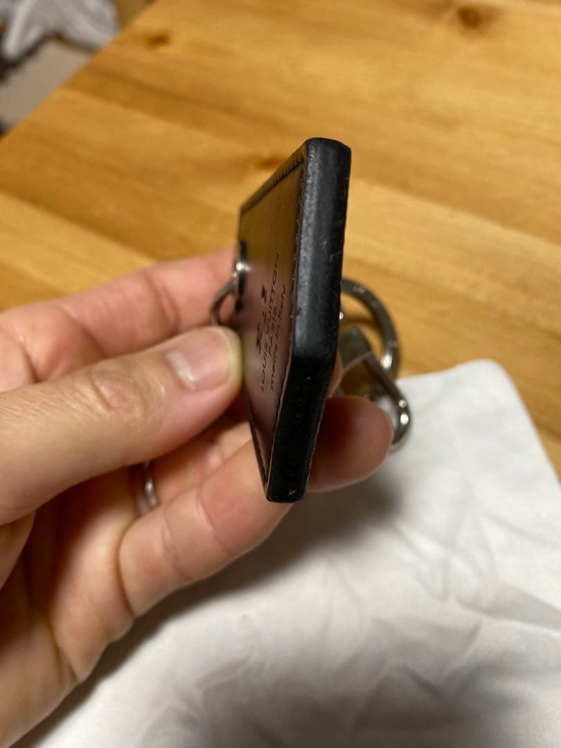 ※イニシャル入※ LOUIS VUITTON モノグラムエクリプス キーリング