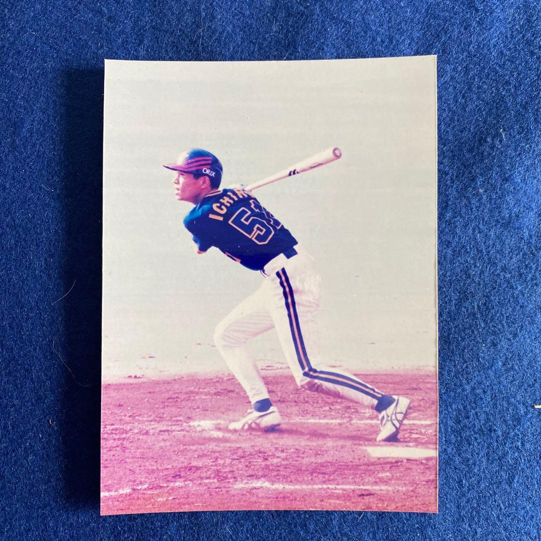 アメリカ野球殿堂入り　オリックス時代　イチロー　直筆サイン　生写真付