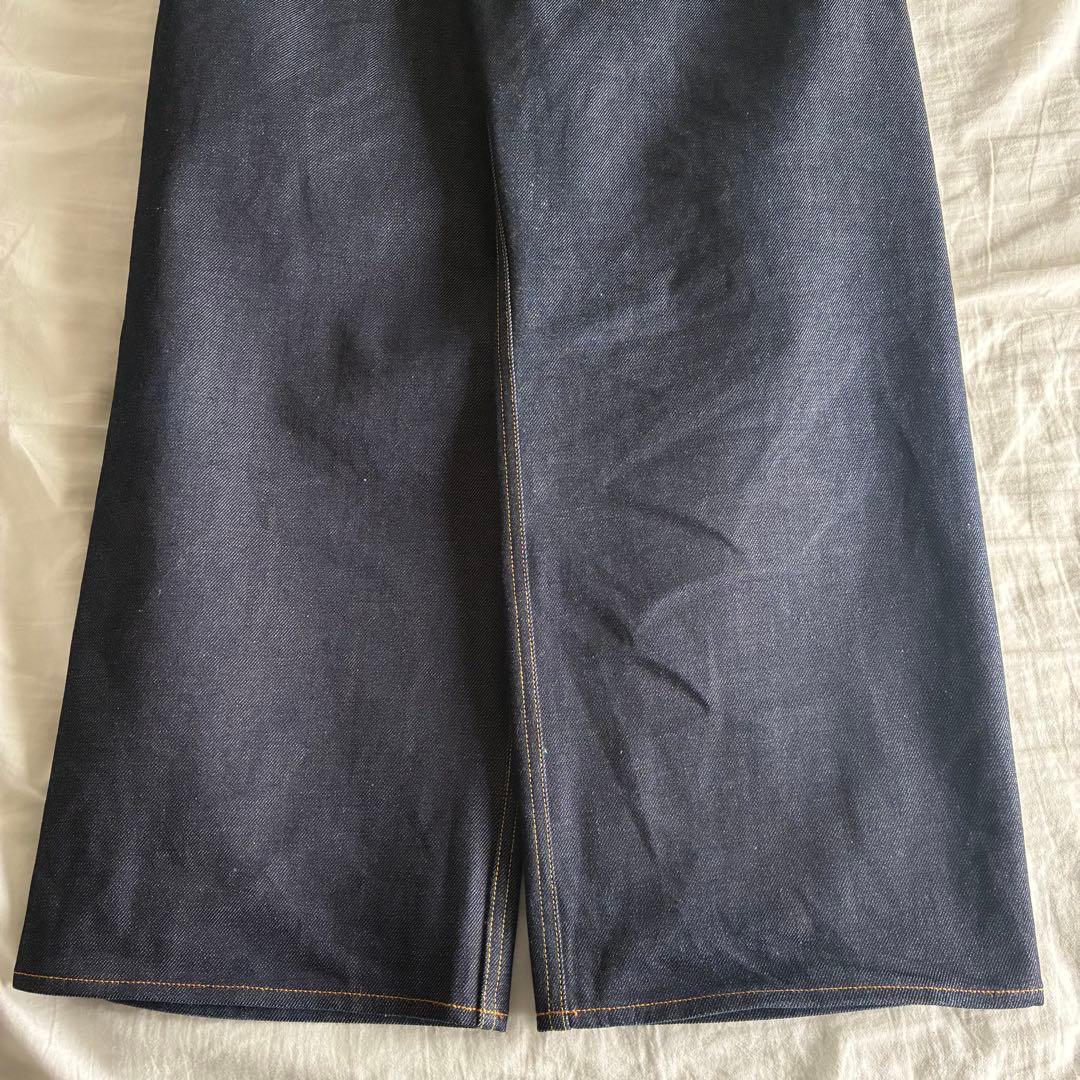 2TUCK WIDE DENIM PANTS -ENTASIS Mk-Ⅱ-