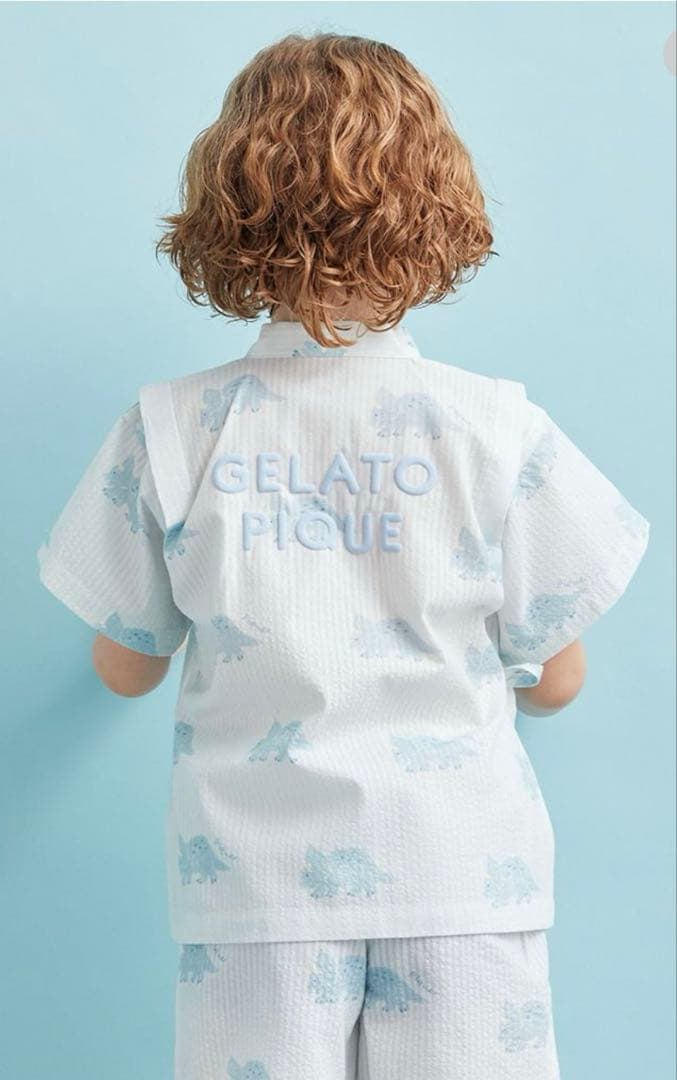 m*a様 ジェラートピケ♪甚平　子供服⭐︎