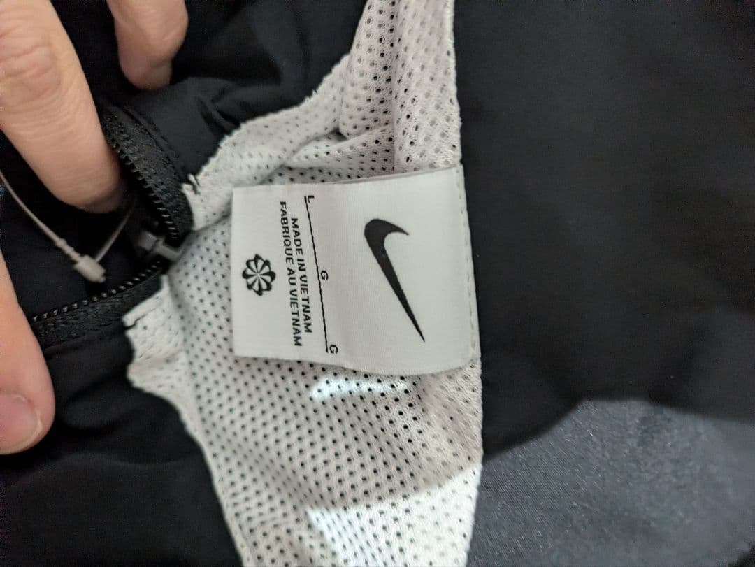 ナイキ ウーブン 上下 ナイロンジャケット パンツ L 黒 ブラック