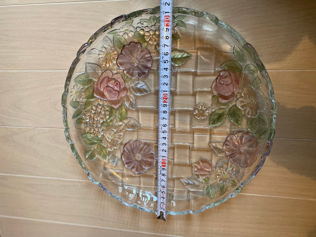 新品未使用　CONTEMPORARY COLLECTION ガラスプレート　大皿
