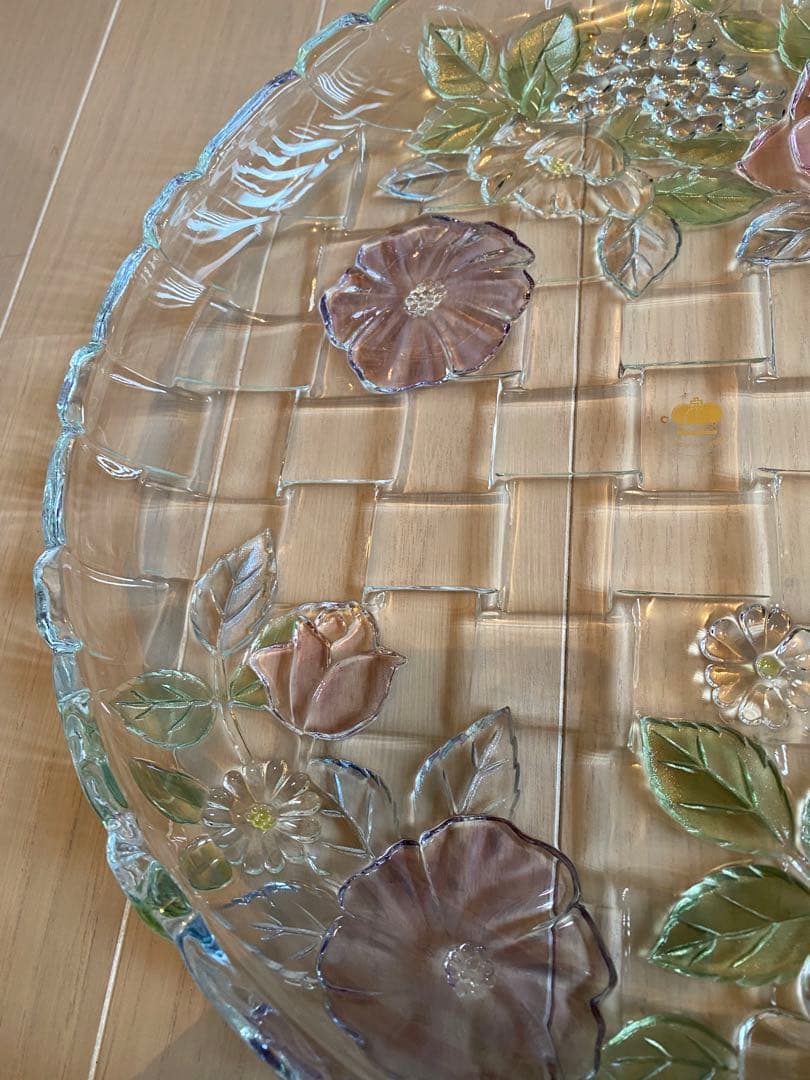 新品未使用　CONTEMPORARY COLLECTION ガラスプレート　大皿