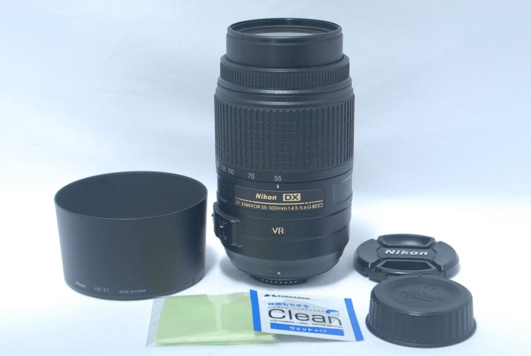 【外観極上美品】Nikon 望遠レンズ AF-S DX 55-300mm VR