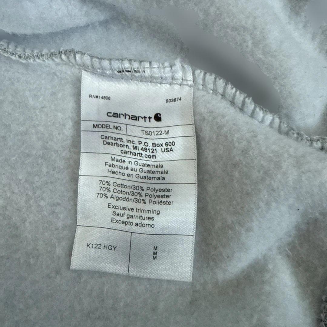 激安Carhartt グレー ジップアップパーカー & マスタード スウェット