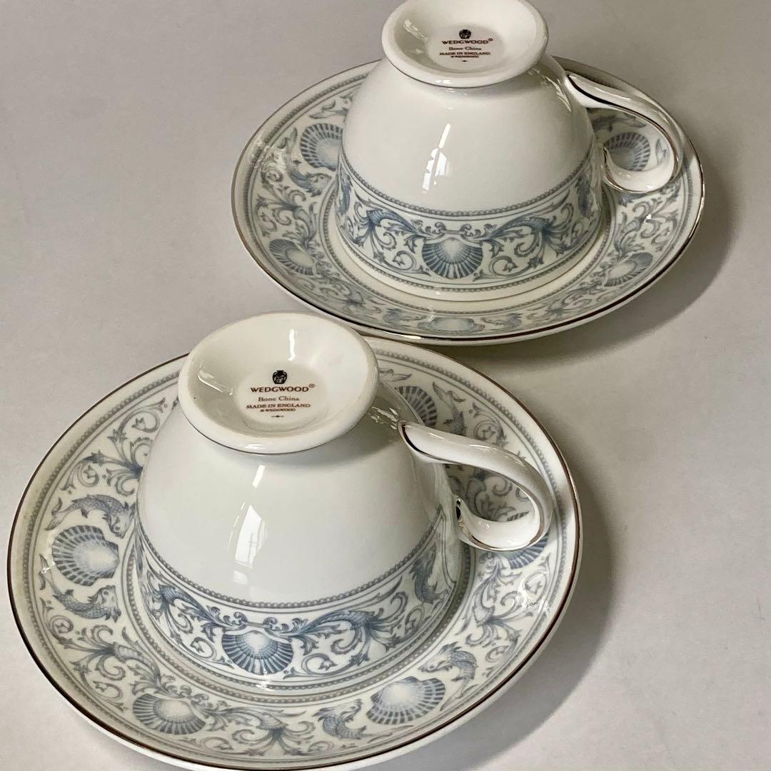  ドルフィンホワイト C&S 2客 大皿2枚 セット