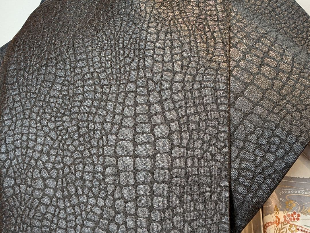 振袖フルセット 身丈155裄63 暈し染め 金銀彩 黒 グレー 逸品 成人式