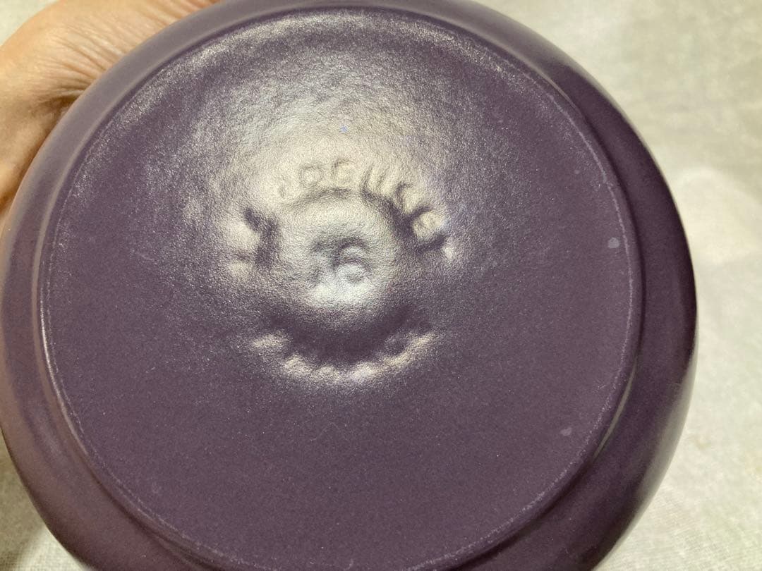 ル・クルーゼ　ソースパン　16㎝　パープル系　大変美品です