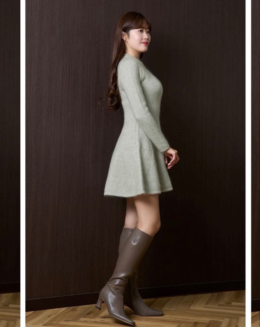 靴 herlipto Side Bit Long Boots
