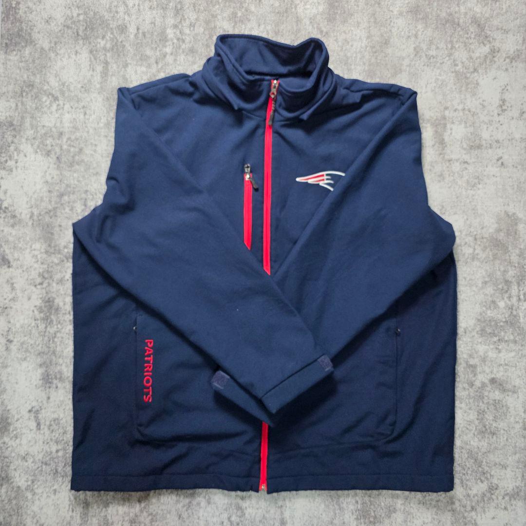 NFL ペイトリオッツ公式 ソフトシェルジャケット XXL フード脱着可