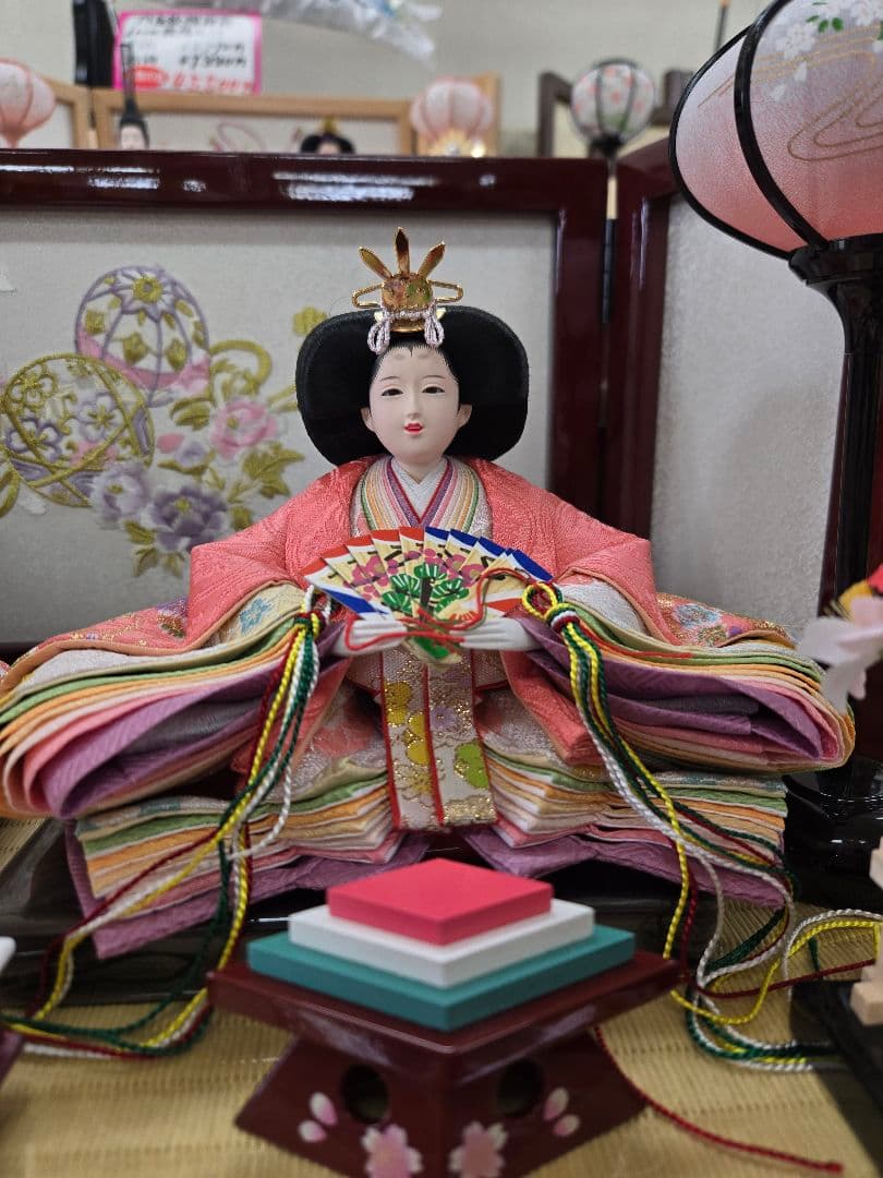 【展示品限り】雛人形　収納飾り　※閉店セール　8