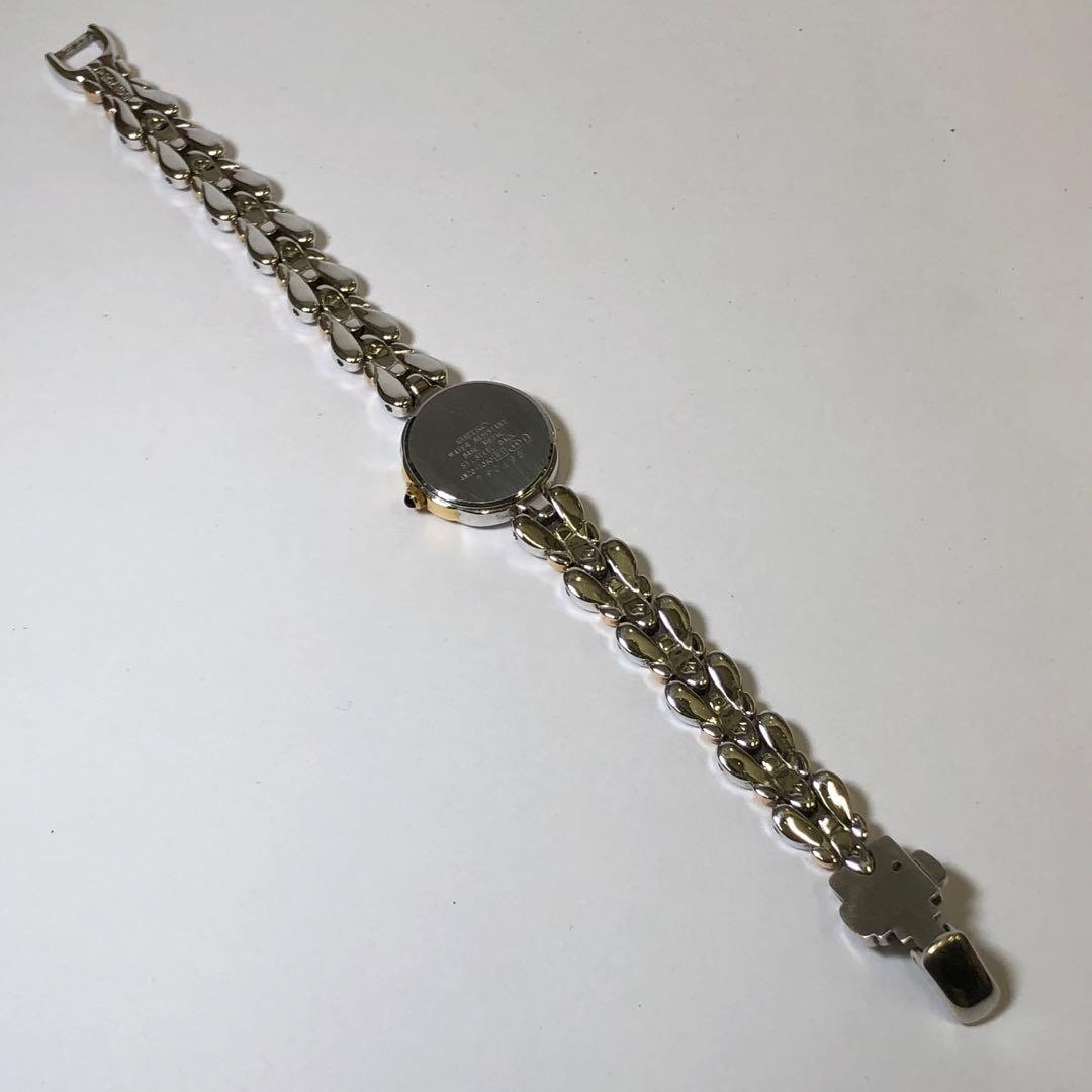 『電池交換済み』SEIKO エクセリーヌ腕時計 QZ /シェル文字盤/メレダイヤ