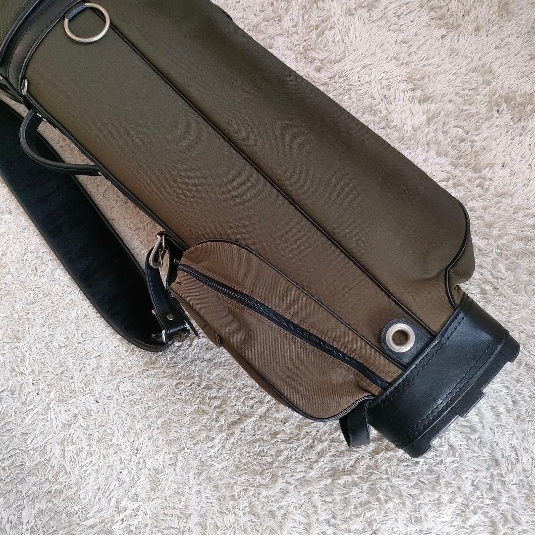 バーニーズニューヨーク キャディバッグ 6分割 カーキ シンプル