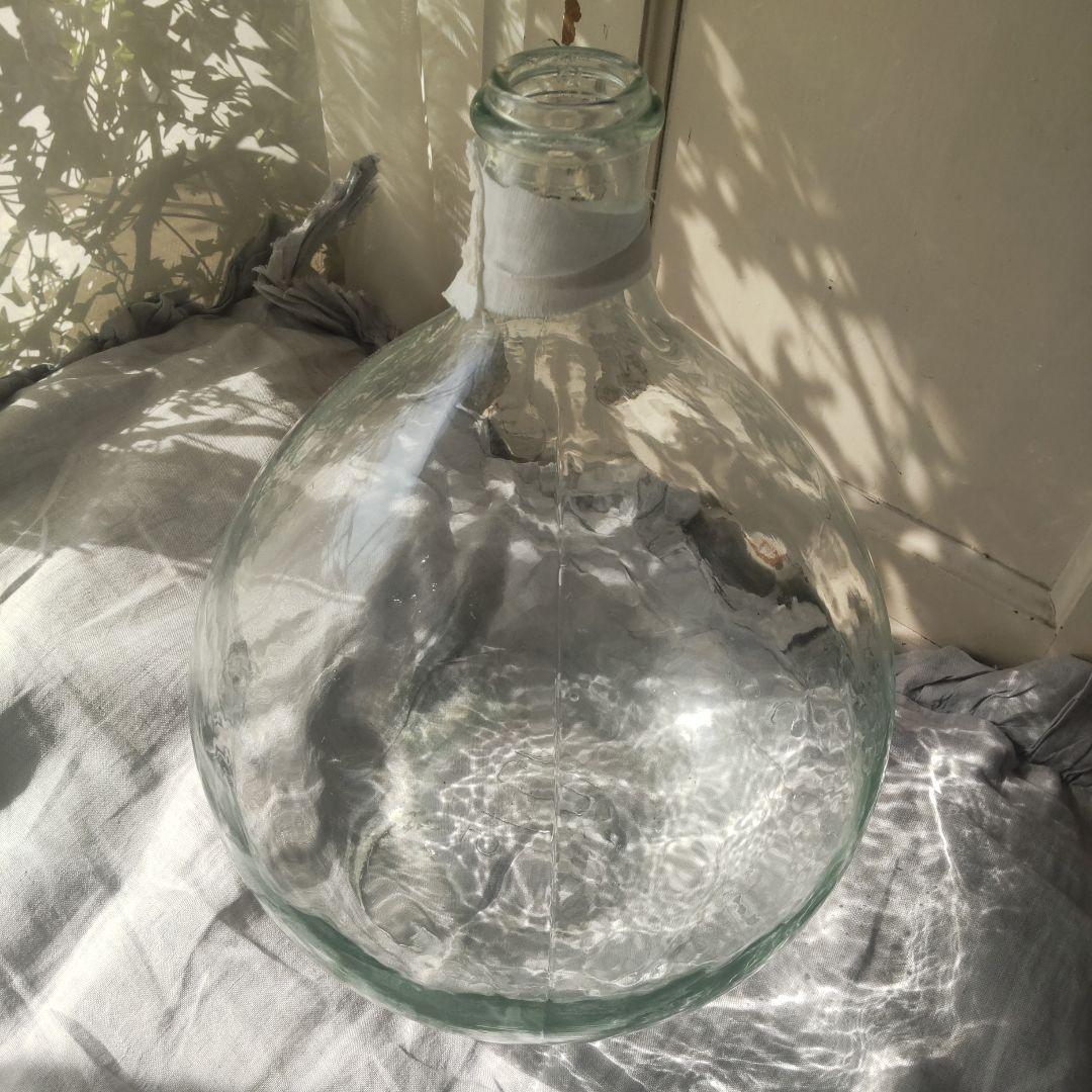 フランス　アンティーク　特大　ディミジョンボトル　ガラス