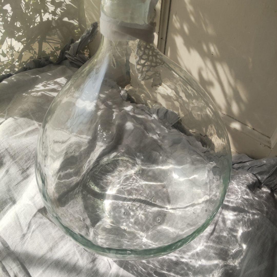 フランス　アンティーク　特大　ディミジョンボトル　ガラス