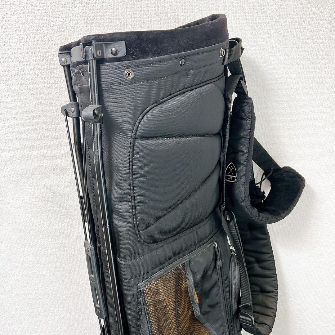 希少 NIKE ナイキ スタンドキャディバッグ IZZO高機能ストラップ4分割黒