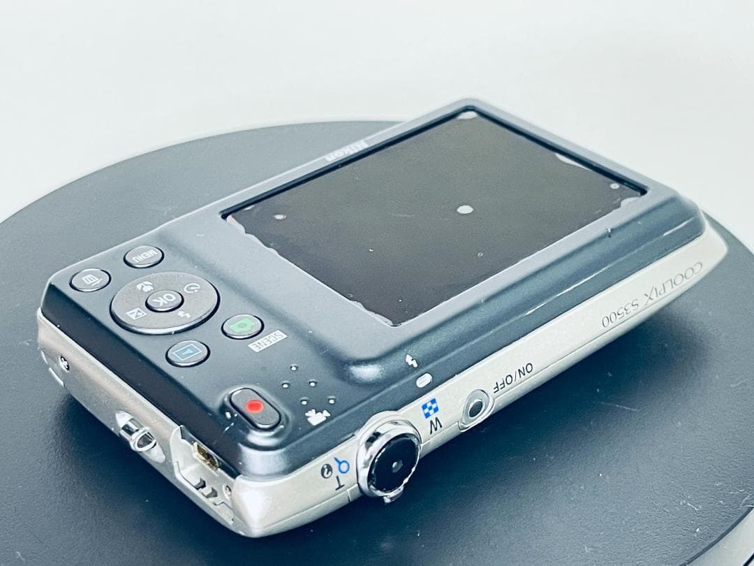NIKON ニコン COOLPIX S3500 シルバー バッテリー SDカード