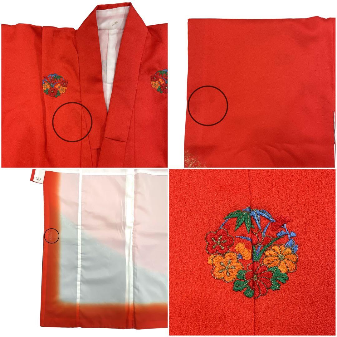 ◎mk-1231　七五三　女の子　振袖・襦袢・帯・小物セット　　11-26