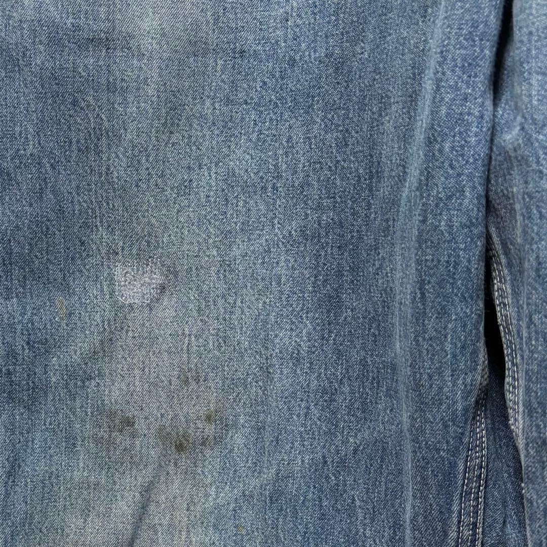 80〜90s USA製 Dickies デニムオーバーオール ヴィンテージ 40