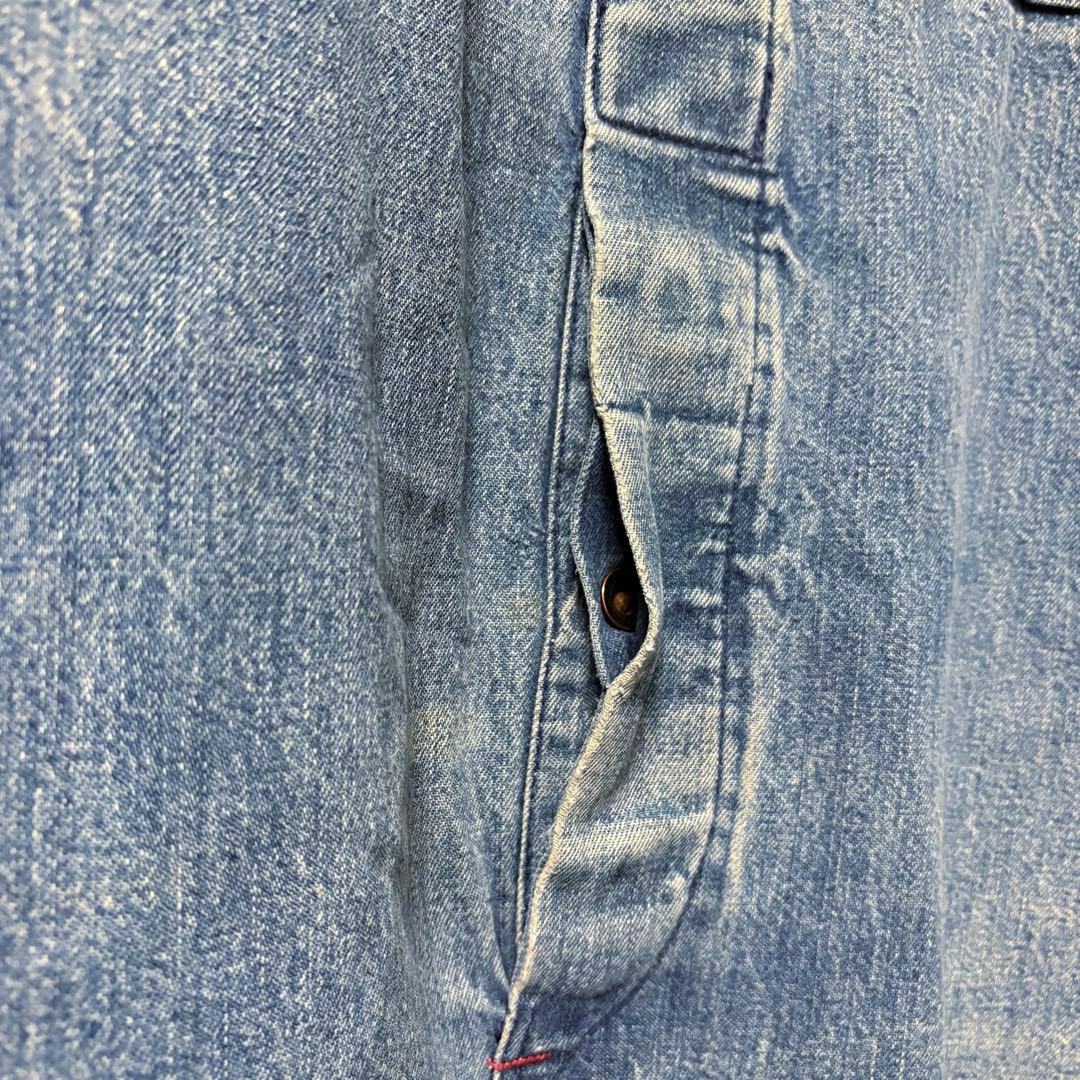 80〜90s USA製 Dickies デニムオーバーオール ヴィンテージ 40
