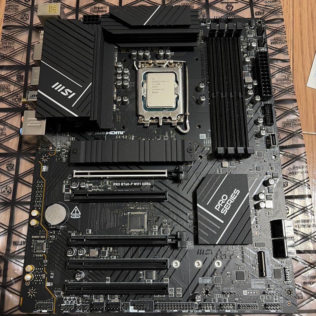 CPU MSI PRO B760-P WIFI DDR4/TW i7-14700