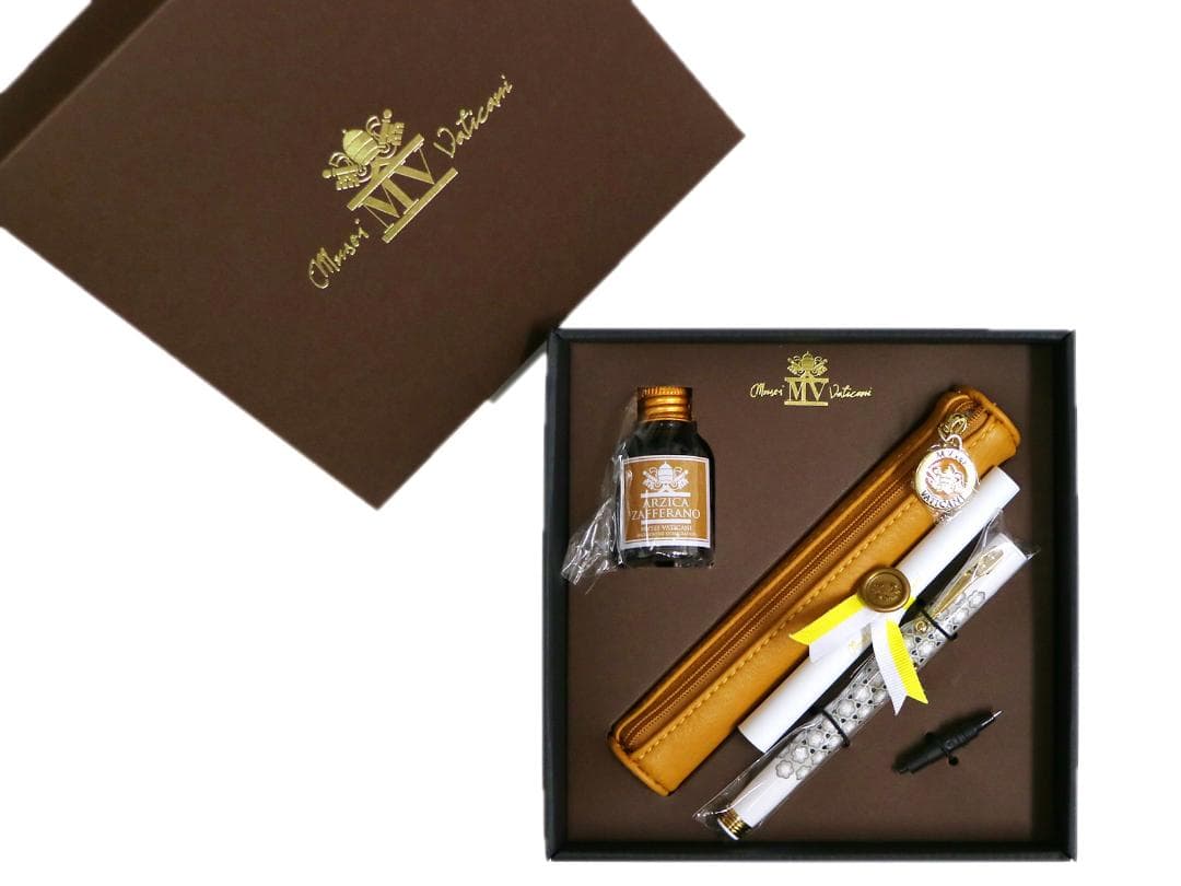 カンポマルツィオ ヴァチカン美術館コラボ 万年筆 ペンケースセット