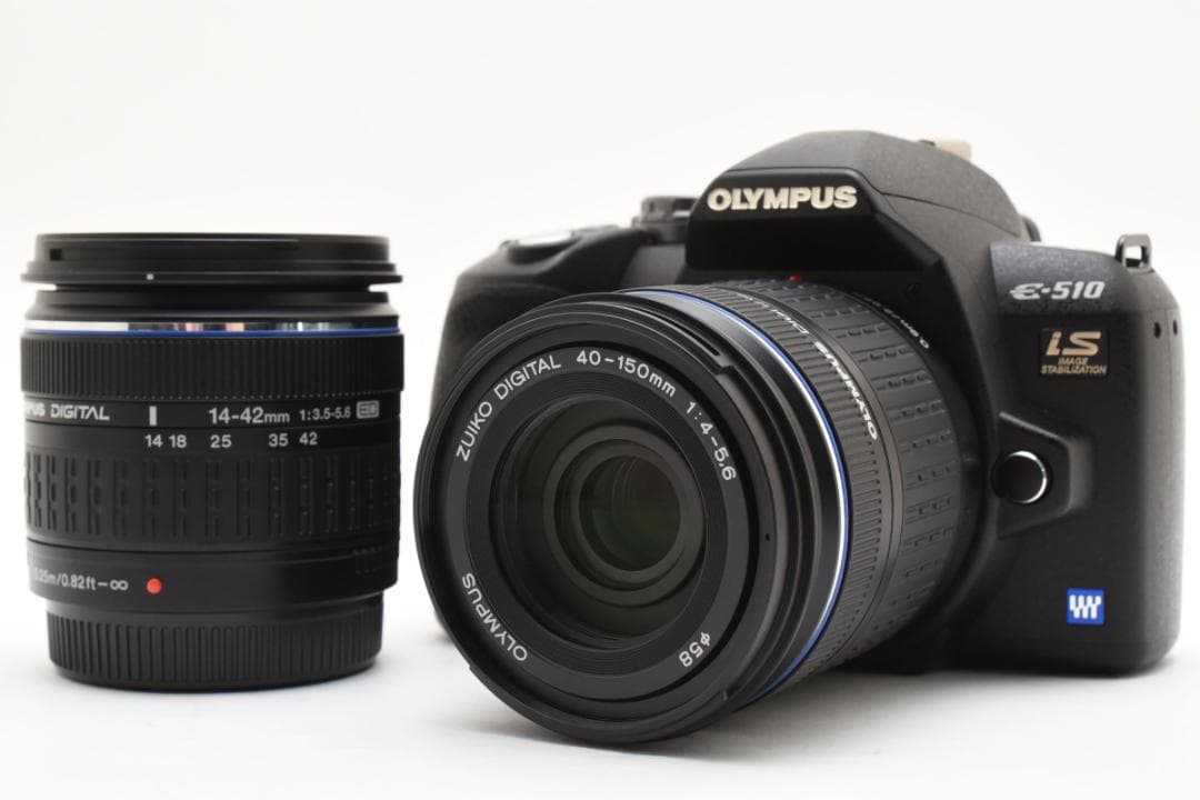 【美品】OLYMPUS オリンパス E-510 ダブルレンズ #C3