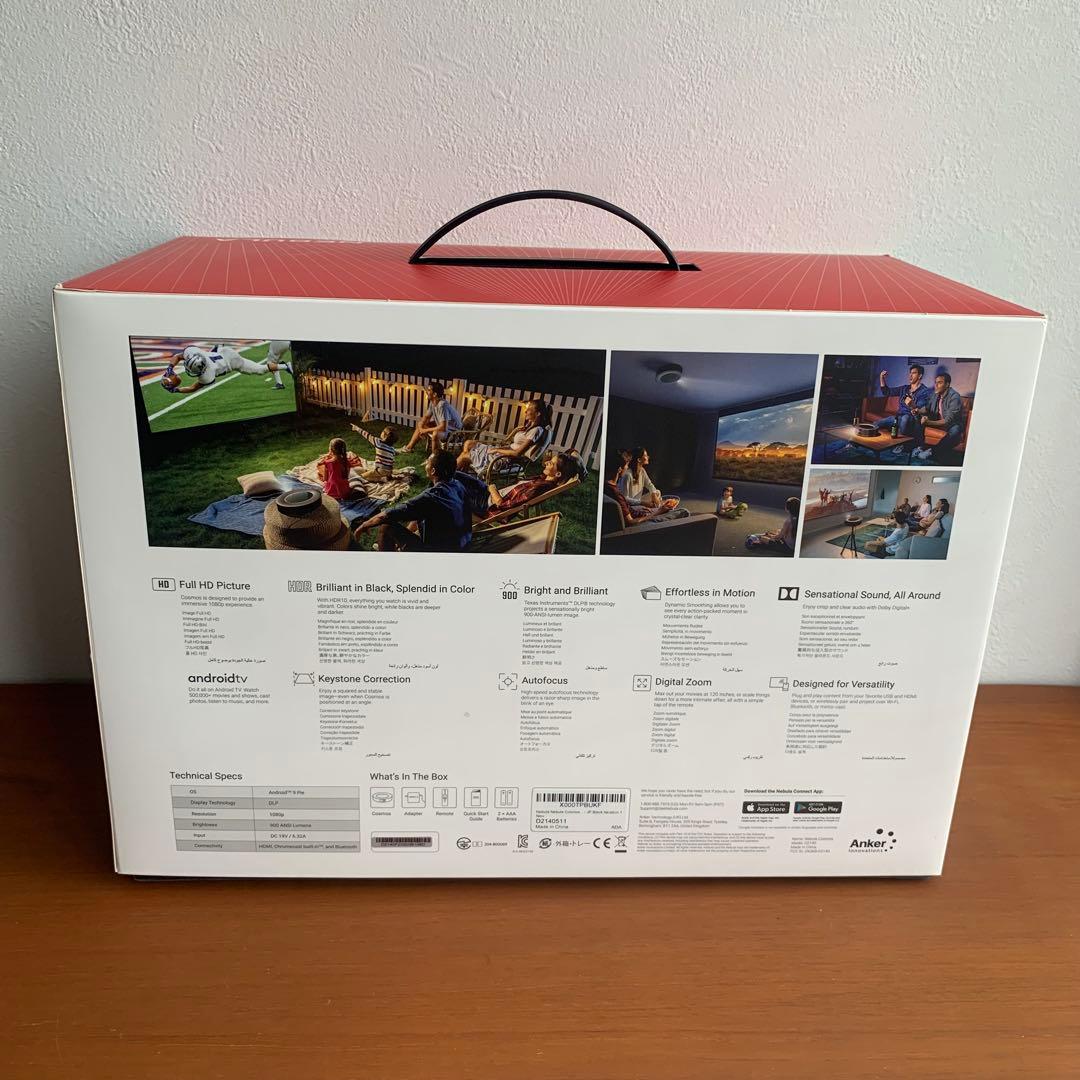 プロジェクター Anker NEBULA Cosmos Full HD PICTURE 900