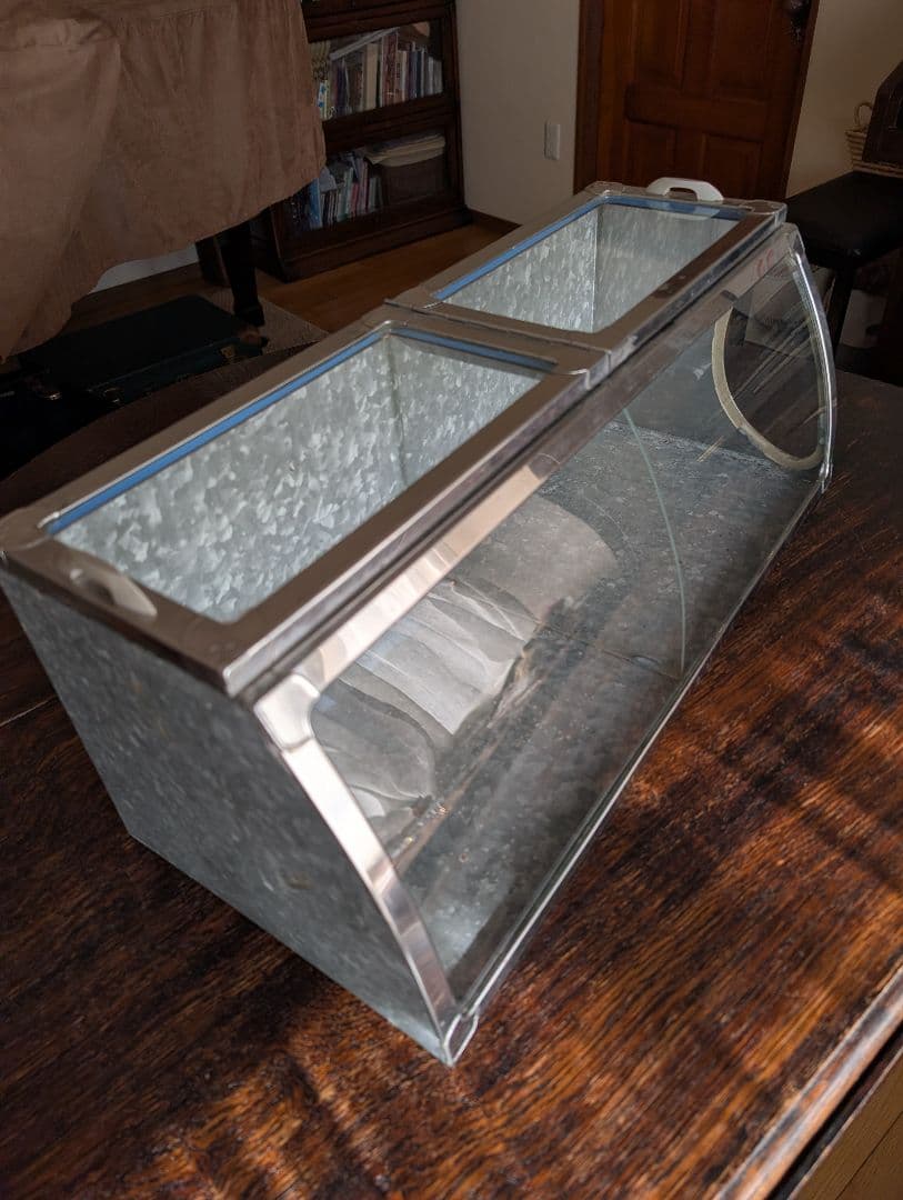 アンティーク ショーケース ガラスケース 蓋付