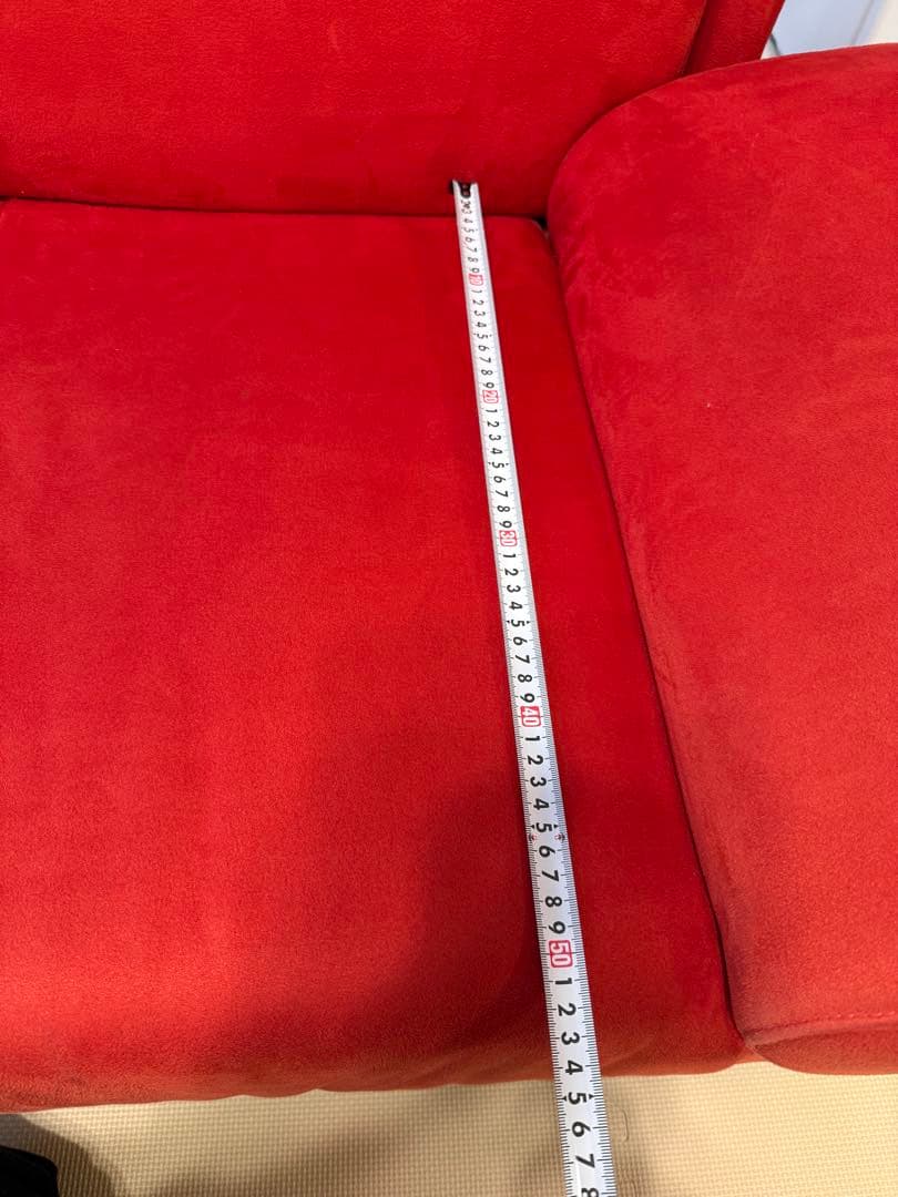 直接引取り限定 ★☆ ソファ ３人掛け 赤 レッド 東京都国分寺市の戸建て2階