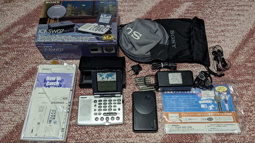 ラジオ・コンポ SONY ICF-SW07