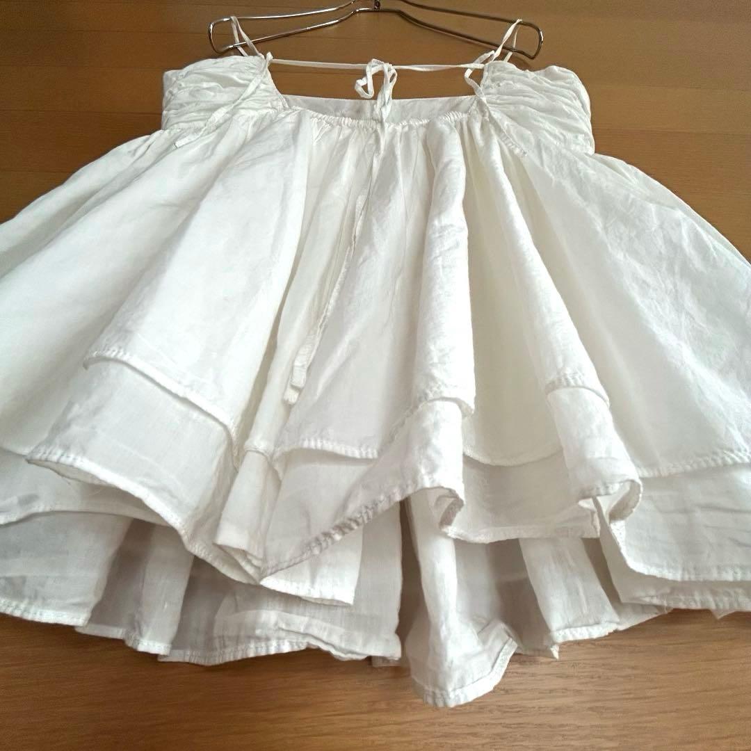 【美品】Curensology カレンソロジー レイヤードキャミソール ぺプラム