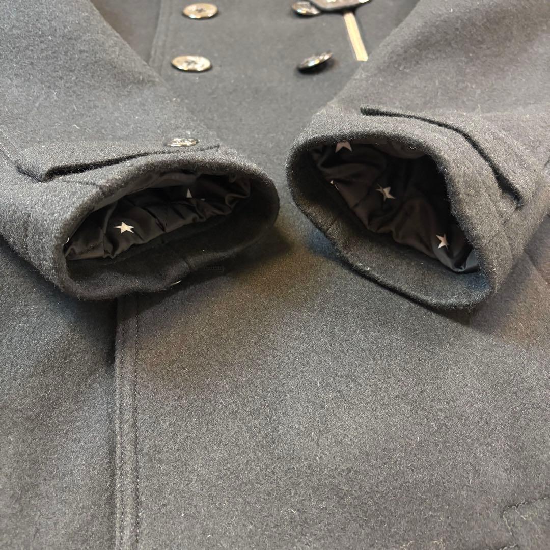 【美品】 uniform experiment ピーコート サイズ1 ブラック