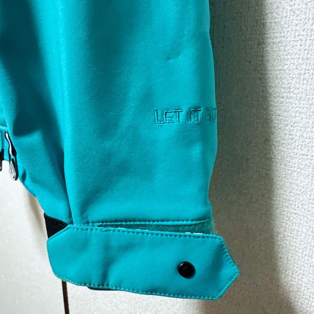 VOLCOM ボルコム【L】ターコイズ スノーボードウェア レディース 裏起毛