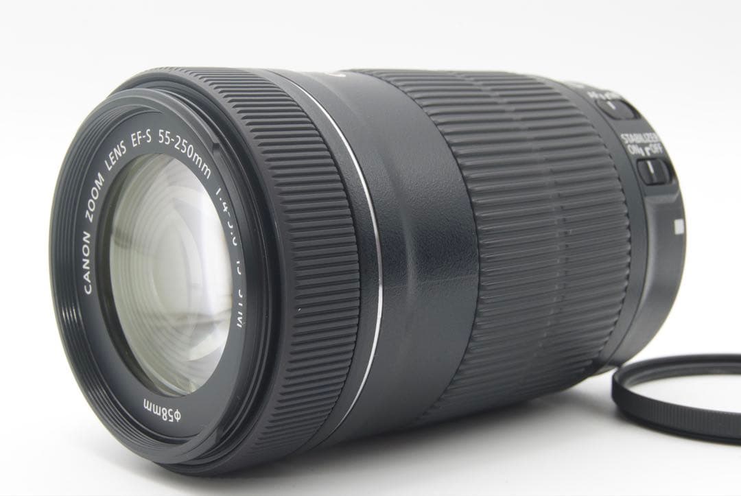 Canon EF-S 55-250mm IS STM 手ぶれ補正　キャノン
