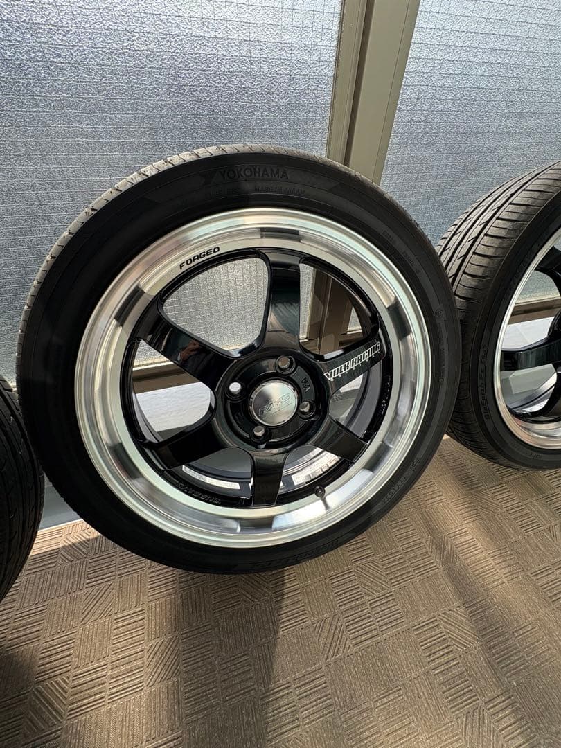 ボルクレーシングTE37 KCRホイールタイヤ 鍛造 16インチ 軽自動車